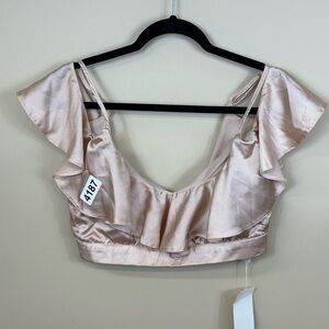 Oml London nwt small 16-1/2 p2p 13-1/2 waist button back oh my love